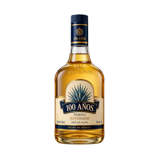 100 Años Tequila reposado — app catalog bottle illustration