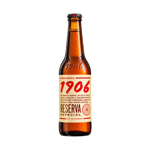 1906 Cerveza — app catalog bottle illustration