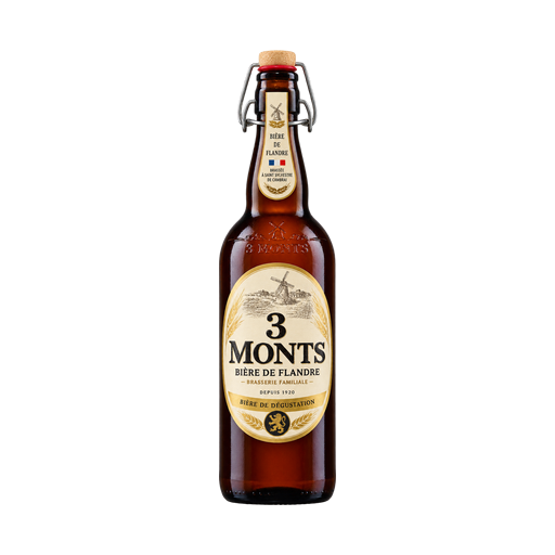 3 Monts Bière de Flandre — app catalog bottle illustration