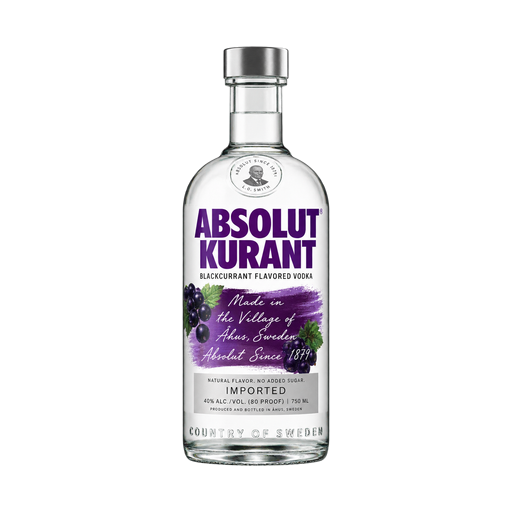 Absolut Kurant Vodka — app catalog bottle illustration
