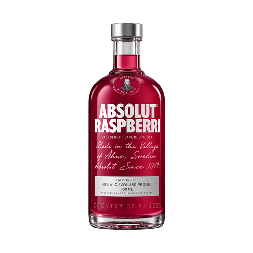 Absolut Vodka raspberri — app catalog bottle illustration