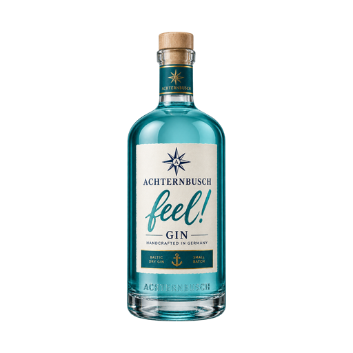 Achternbusch feel! Gin — app catalog bottle illustration