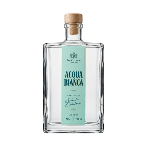 Acqua Bianca — app catalog bottle illustration