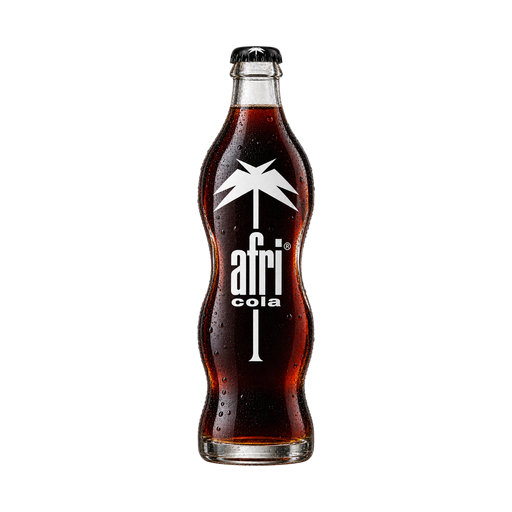 Afri Cola — app catalog bottle illustration