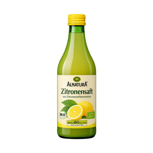 Alnatura Zitronensaft — app catalog bottle illustration