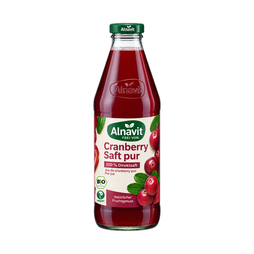 Alnavit Pure cranberry juice — app catalog bottle illustration