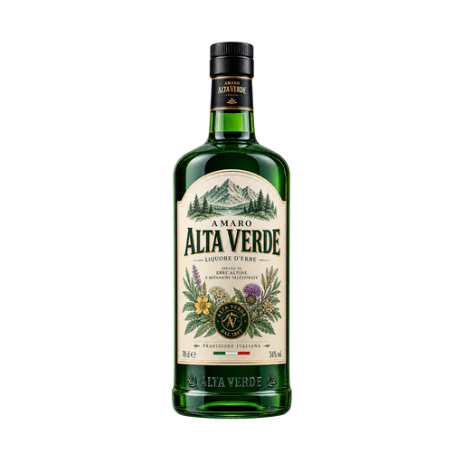 Amaro Alta Verde — app catalog bottle illustration
