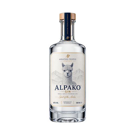 Alpako Gin — app catalog bottle illustration