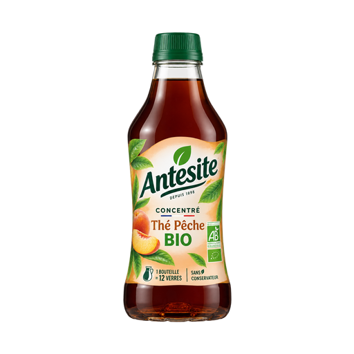 Antésite Concentré Thé Pêche BIO — app catalog bottle illustration