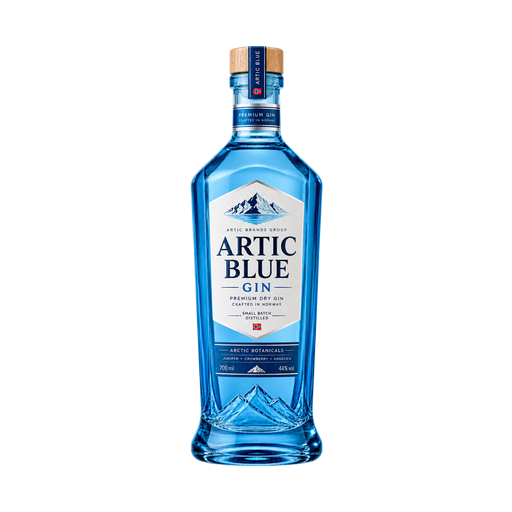Artic Blue Gin — app catalog bottle illustration