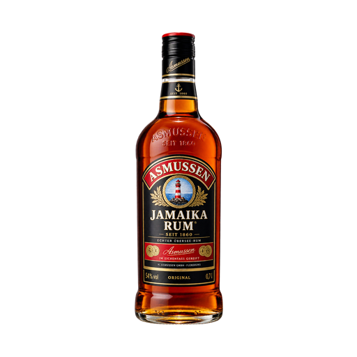 Asmussen Jamaika Rum — app catalog bottle illustration