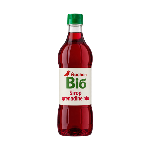 Auchan Bio Sirop grenadine bio — app catalog bottle illustration