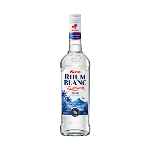 Auchan Rhum Blanc Traditionnel CREAN — app catalog bottle illustration