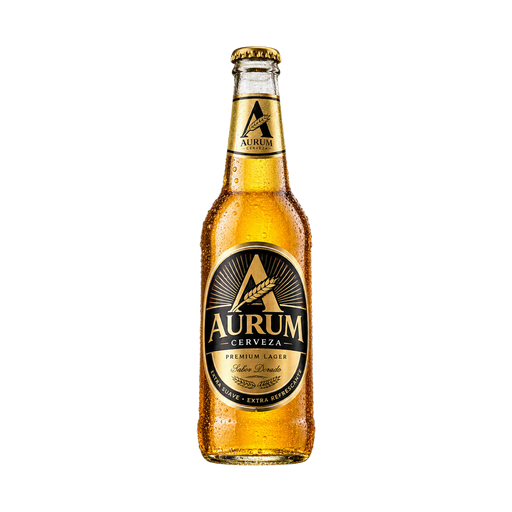 Aurum Cerveza — app catalog bottle illustration