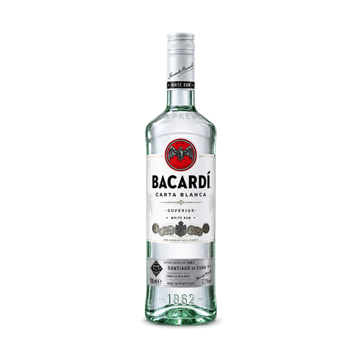 Bacardí Carta Blanca — app catalog bottle illustration