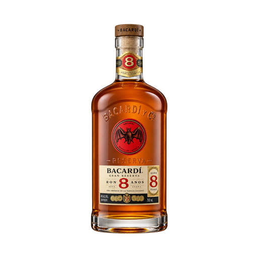 Bacardi Gran Reserva 8 años — app catalog bottle illustration