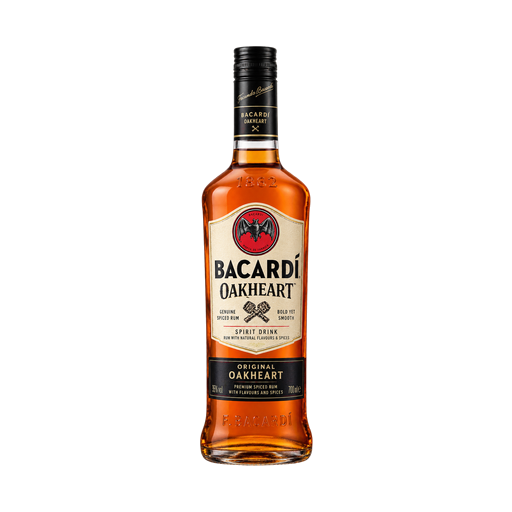Bacardi Пряный ромOakheart — app catalog bottle illustration