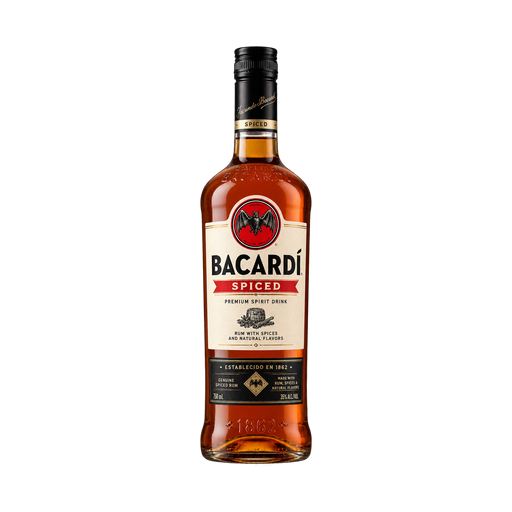 bacardi spiced rum — app catalog bottle illustration