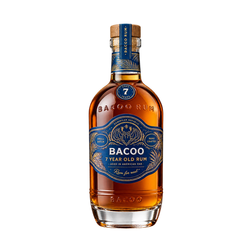 Bacoo 7 Year Old Rum — app catalog bottle illustration