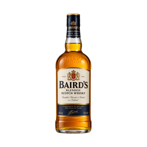 Baird's Blended scotch wisky 40% — app catalog bottle illustration