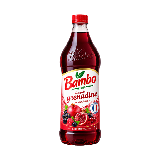 Bambo Sirop de grenadine FRUIMA — app catalog bottle illustration