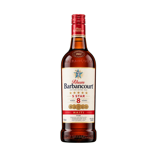 Rhum Barbancourt 5 Star 8 Year — app catalog bottle illustration