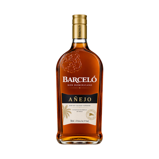 Barceló Ron dominicano añejo — app catalog bottle illustration