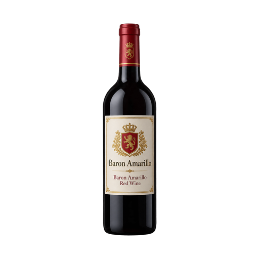 Baron Amarillo Red Wine — app catalog bottle illustration