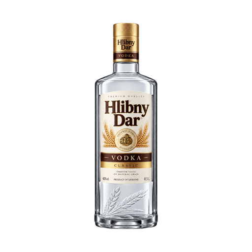 Hlibny Dar Vodka — app catalog bottle illustration
