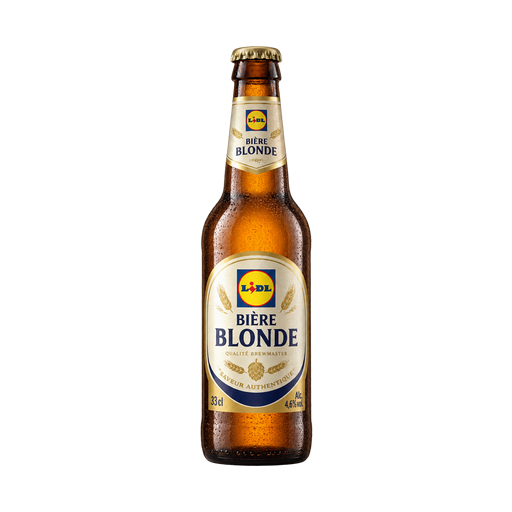 Bière Blonde lidl — app catalog bottle illustration