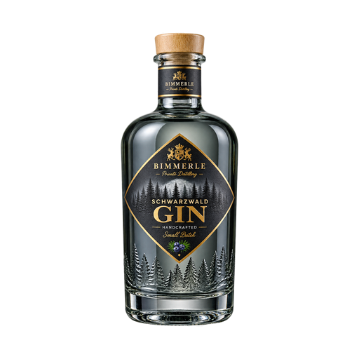 Bimmerle Schwarzwald Gin — app catalog bottle illustration