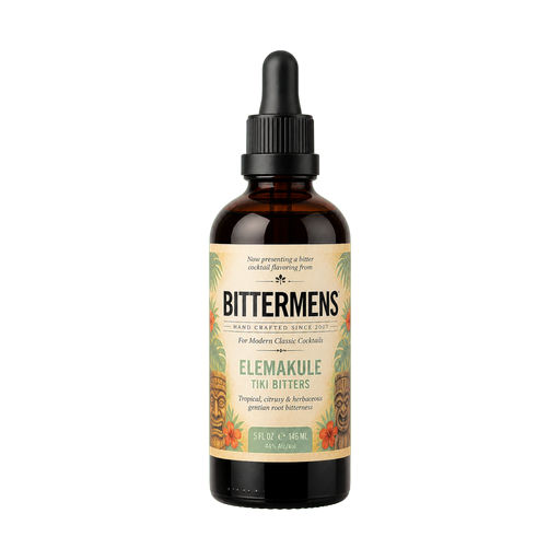 Bittermens Elemakule Tiki Bitters — app catalog bottle illustration