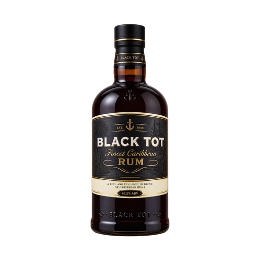 Black Tot Finest Caribbean Rum — app catalog bottle illustration