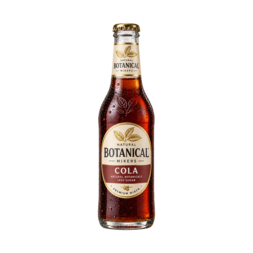 Botanical Pop Cola — app catalog bottle illustration