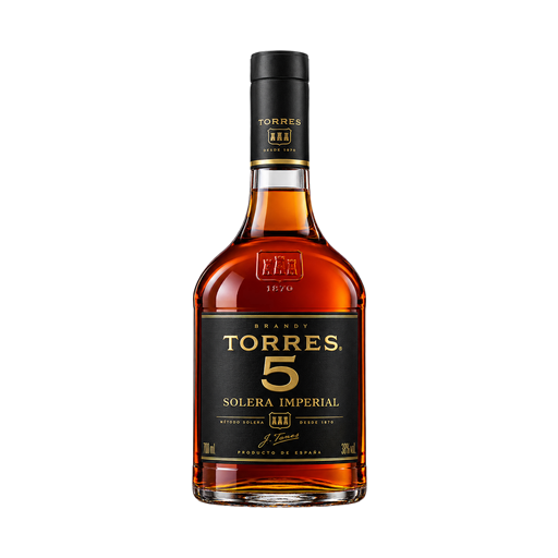 Torres 5 Solera Imperial Brandy — app catalog bottle illustration