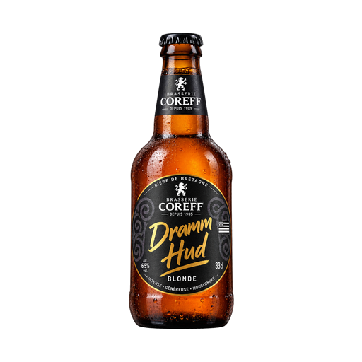 Brasserie Coreff Dramm Hud — app catalog bottle illustration