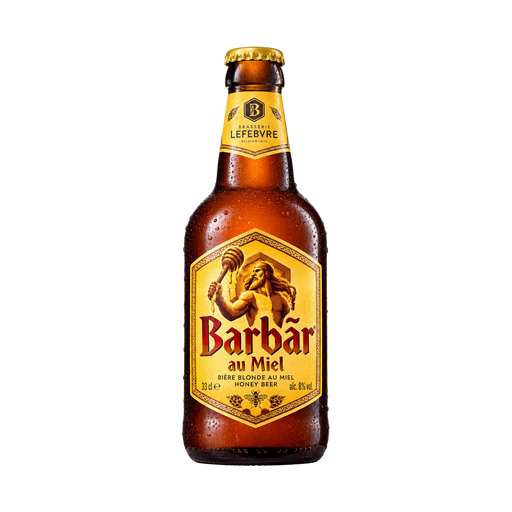 Brasserie Lefebvre Barbãr au Miel — app catalog bottle illustration