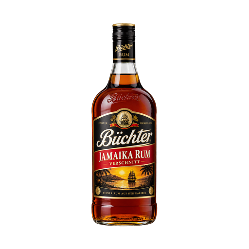 Büchter Jamaika Rum Verschnitt — app catalog bottle illustration