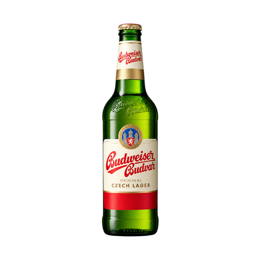 Budweiser Budvar Original Czech Lager — app catalog bottle illustration