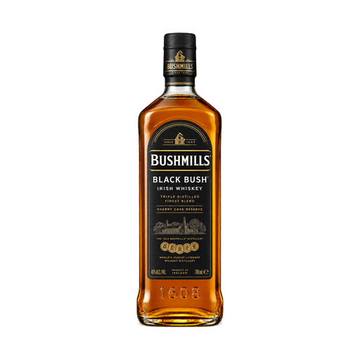 Bushmills Black Bush Irish Whiskey — app catalog bottle illustration