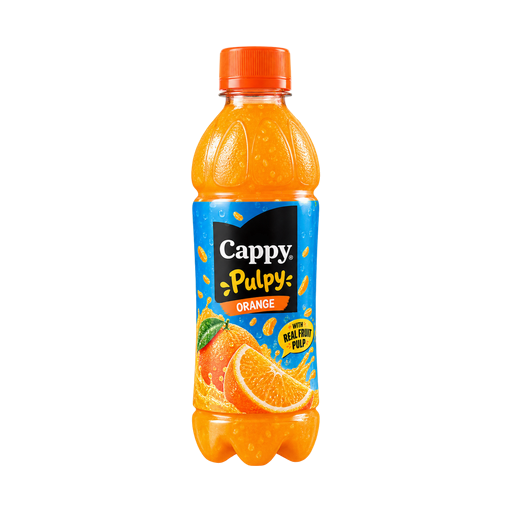 Cappy Pulpy Orange Juice — app catalog bottle illustration
