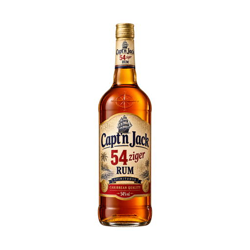 Capt'n Jack 54ziger Rum — app catalog bottle illustration