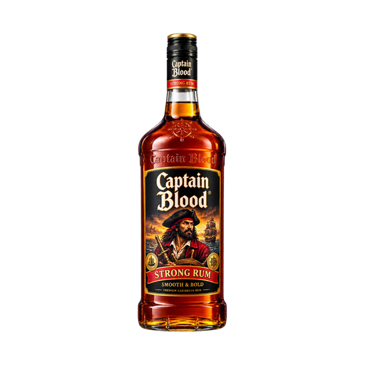 Captain Blood Strong Rum — app catalog bottle illustration