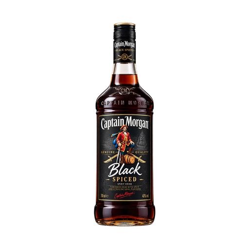 Captain Morgan Black Spiced Spirit Drink — app catalog bottle illustration