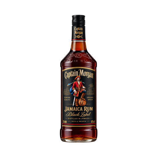 Captain Morgan Jamaica Rum Black Label — app catalog bottle illustration