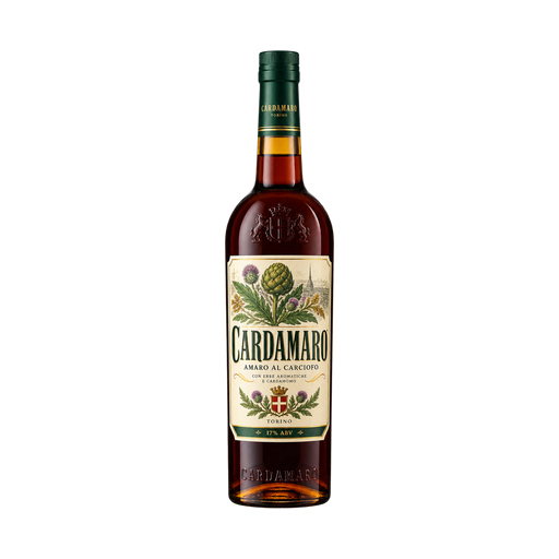 Cardamaro — app catalog bottle illustration