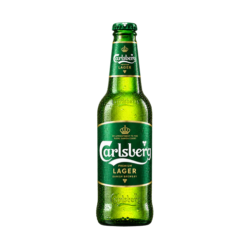 Carlsberg Premium Lager Beer — app catalog bottle illustration