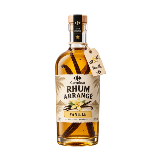 Carrefour Rhum arrangé Vanille — app catalog bottle illustration