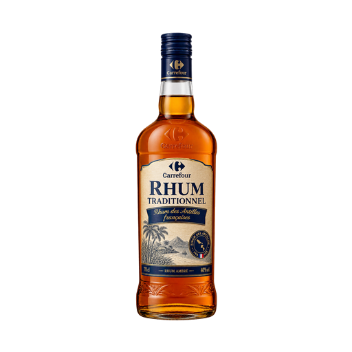 Carrefour Rhum Traditionnel Rhum des Antilles françaises — app catalog bottle illustration