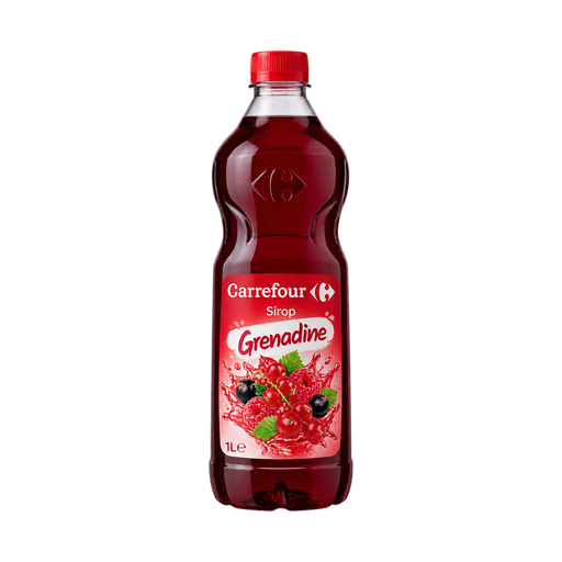 Carrefour Sirop Grenadine — app catalog bottle illustration
